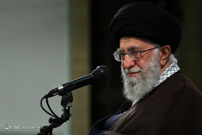 دیدار مداحان اهل‌بیت علیهم‌السلام با رهبر انقلاب اسلامی