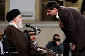 دیدار مداحان اهل‌بیت علیهم‌السلام با رهبر انقلاب اسلامی