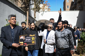 مراسم تشییع پیکر زنده‌یاد همایون شهنواز