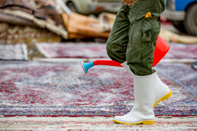 قالیشویی در آستانه نوروز