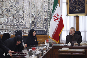 دیدار زنان مجلس شورای اسلامی با لاریجانی