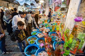 بازار شب عید در همدان