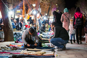 بازار شب عید در همدان