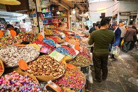 بازار شب عید در همدان