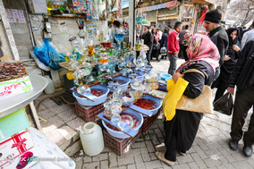 بازار شب عید در همدان