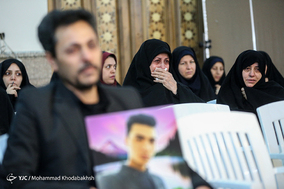 مراسم بزرگداشت شهدای حادثه اغتشاش دراویش در پاسداران