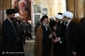 تشییع پیکر آیت الله نصر الله شاه آبادی