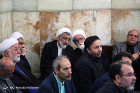 تشییع پیکر آیت الله نصر الله شاه آبادی