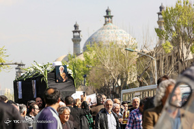 تشییع پیکر آیت الله نصر الله شاه آبادی