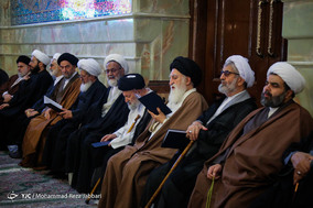 تشییع پیکر آیت الله شاه آبادی در قم