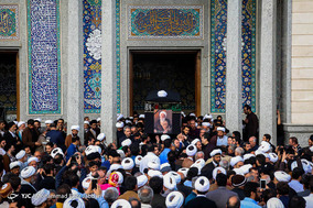 تشییع پیکر آیت الله شاه آبادی در قم