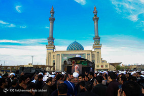 تشییع پیکر آیت الله شاه آبادی در قم