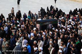 تشییع پیکر آیت الله شاه آبادی در قم