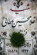 خانه تکانی گلزار شهدا در پنجشنبه آخر سال