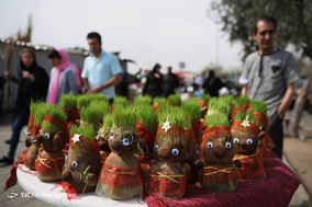 بازار گل و گیاه در آستانه نوروز