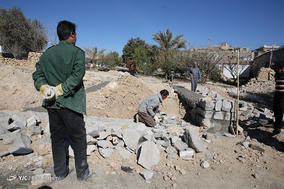 خدمات بنیاد مسکن در مناطق زلزله زده کرمانشاه.