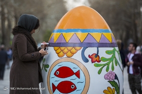 جشنواره رنگ‌آمیزی تخم مرغ در همدان