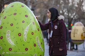 جشنواره رنگ‌آمیزی تخم مرغ در همدان