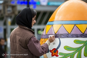 جشنواره رنگ‌آمیزی تخم مرغ در همدان