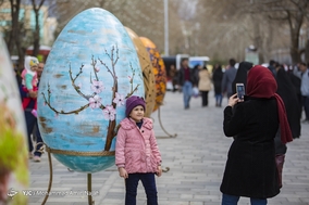 جشنواره رنگ‌آمیزی تخم مرغ در همدان
