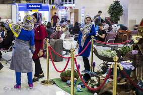فرودگاه مهرآباد تهران چند ساعت قبل از لحظه تحویل سال 1397
