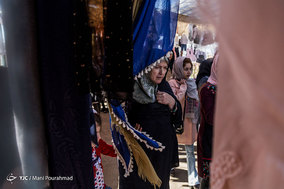 بازار محلی شهرستان فومن ساعاتی پیش از سال نو