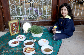 لحظه تحویل سال نو در حافظیه شیراز