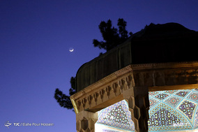 لحظه تحویل سال نو در حافظیه شیراز