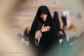 لحظه تحویل سال نو در یادمان منطقه عملیاتی شلمچه