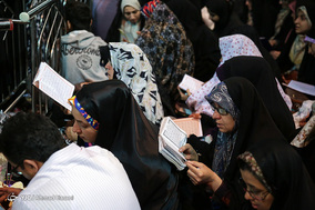 لحظه تحویل سال نو در آستان قدس رضوی
