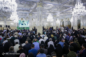 لحظه تحویل سال نو در آستان قدس رضوی