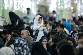 لحظه تحویل سال نو در آستان قدس رضوی