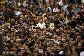 حضور و سخنرانی رهبر انقلاب در اجتماع زائران و مجاوران حرم مطهر رضوی