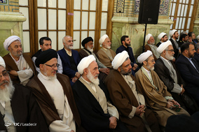 حضور و سخنرانی رهبر انقلاب در اجتماع زائران و مجاوران حرم مطهر رضوی