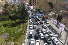 ترافیک سنگین در محور کرج - چالوس