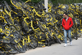 The Bike-Share Oversupply in China Huge Piles of Abandoned and Broken Bicycles