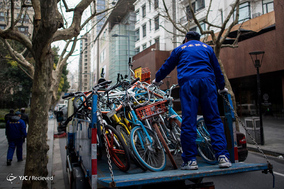 The Bike-Share Oversupply in China Huge Piles of Abandoned and Broken Bicycles