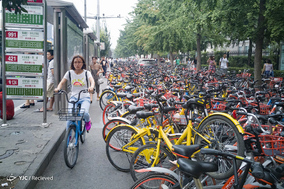 The Bike-Share Oversupply in China Huge Piles of Abandoned and Broken Bicycles