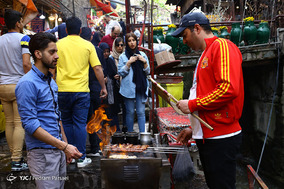 مسافران نوروزی در دربند