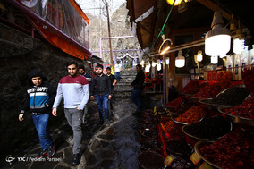 مسافران نوروزی در دربند