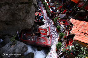 مسافران نوروزی در دربند