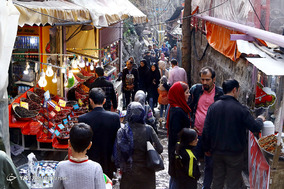 مسافران نوروزی در دربند