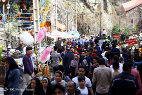 مسافران نوروزی در دربند