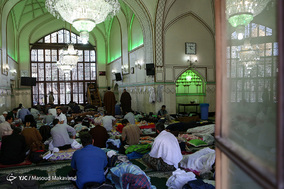 آیین اعتکاف در حرم حضرت عبدالعظیم(ع)
