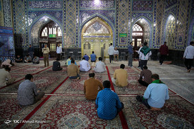 آیین اعتکاف در حرم حضرت امام رضا (ع)
