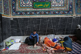 آیین اعتکاف در حرم حضرت امام رضا (ع)