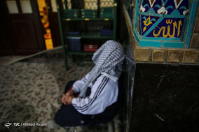 آیین اعتکاف در حرم حضرت امام رضا (ع)