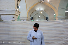 آیین معنوی اعتکاف در قم