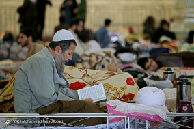 آیین معنوی اعتکاف در قم