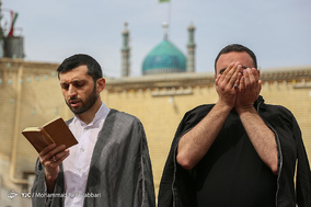 آیین معنوی اعتکاف در قم